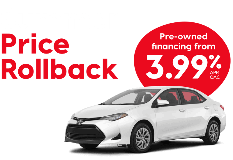 Summer Price Rollback